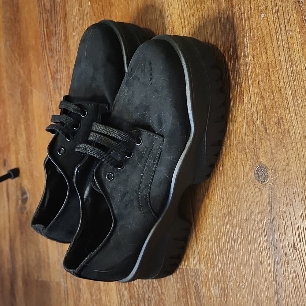 ASOS Platform Shoes- Faux Suede- Size 7